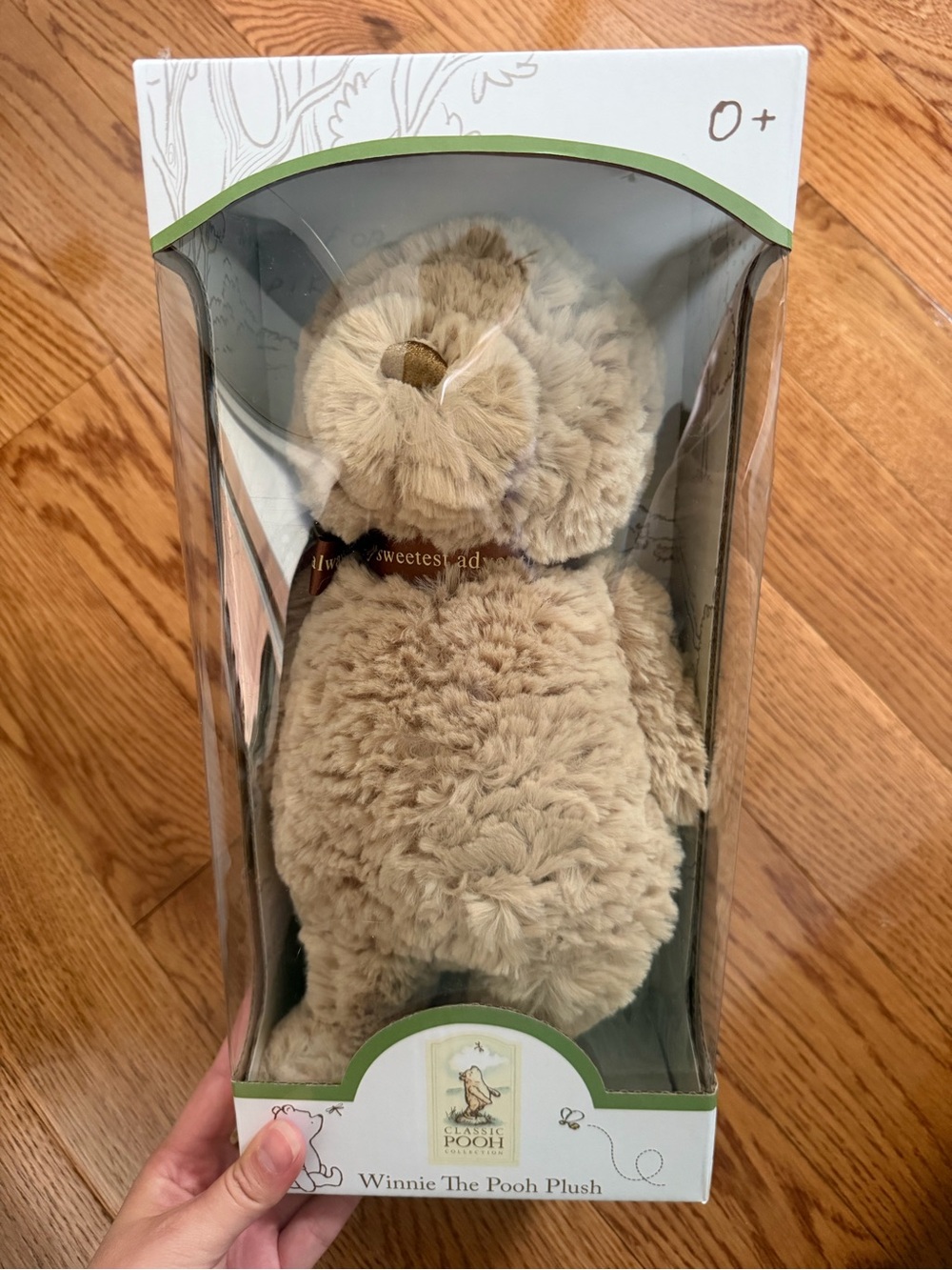 Classic Winnie The Pooh Plush - Cream Bear Stuffed Animal